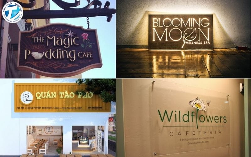 Một số mẫu bảng hiệu đẹp 